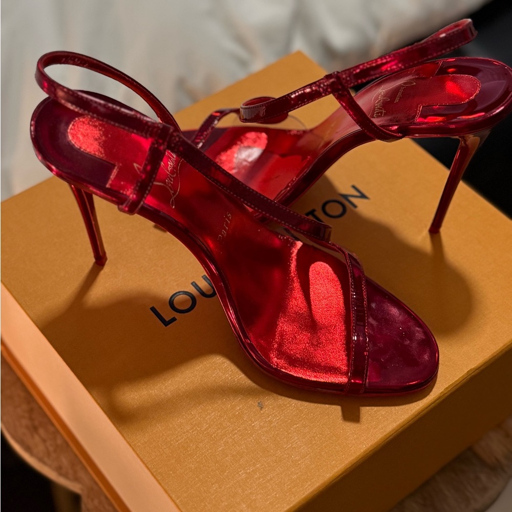 Christian Louboutin Shiny Red Heels